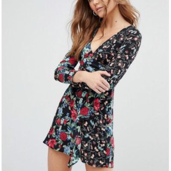 bershka floral dress
